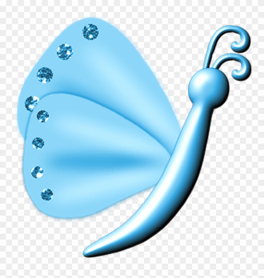 Bys, Blue Green, Butterflies, Ladybugs, Insects - Yellow Clipart