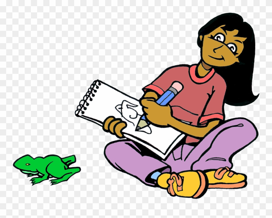 Earth Science For Kids Ology Amnh - Girl Drawing Clipart