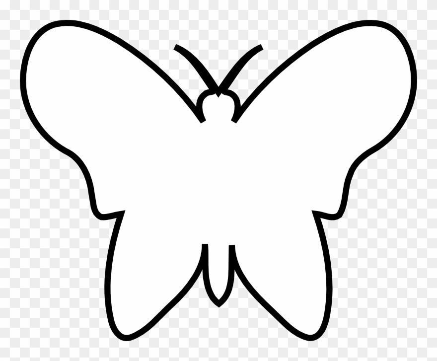 Chrismon Butterfly Large The Butterfly Is A - Butterfly Outline Png Clipart