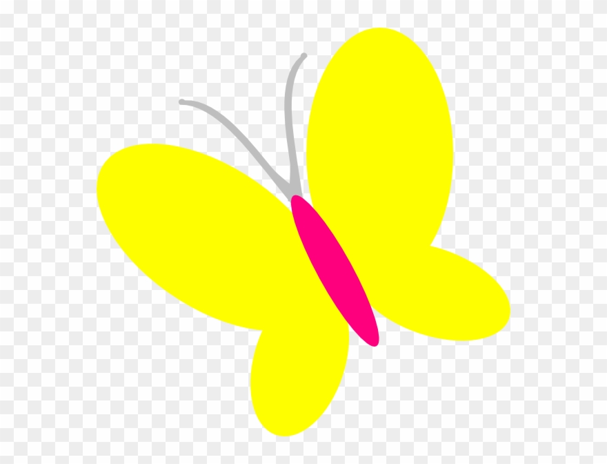 Yellow Butterfly Clipart Png Transparent Png