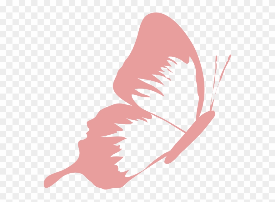 Pink Butterfly Clip Art - Vector Mariposa Turquesa - Png Download