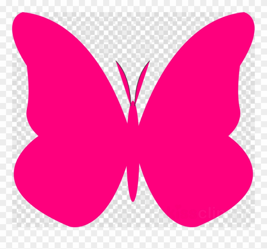 Butterfly - Fuchsia - Cellbatt Apple Ipod Touch 4 Case, Black White Custom Clipart