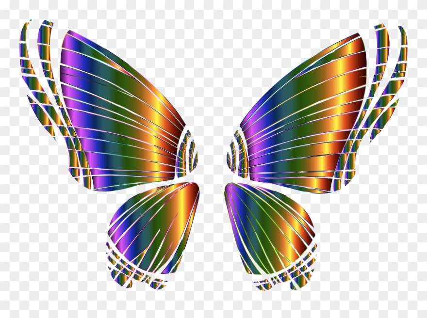Big Image - Butterfly Wings Transparent Background Clipart