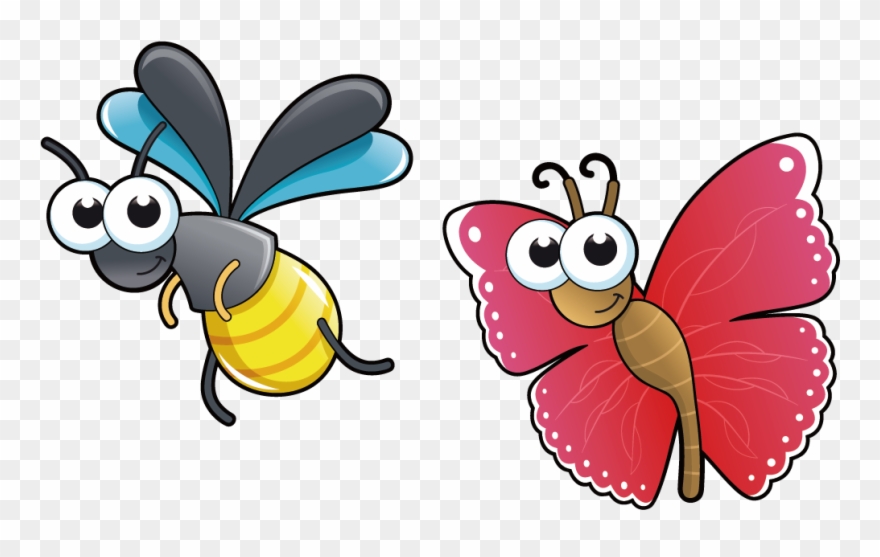 Insect Cartoon Drawing Clip Art Transprent Png - Cartoon Bugs Transparent Png