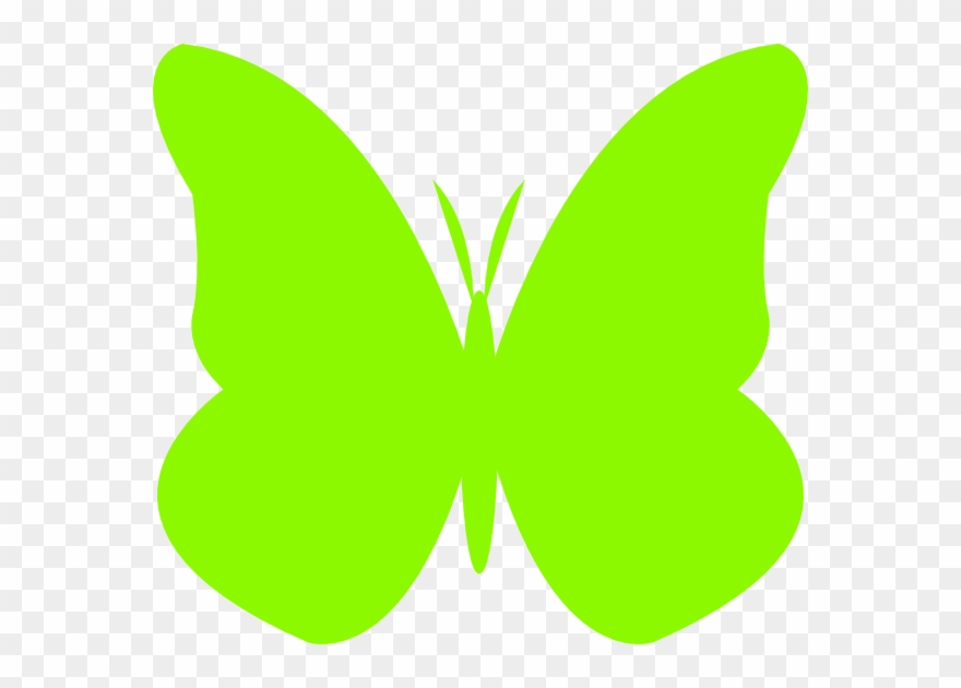 Green Butterfly Clipart