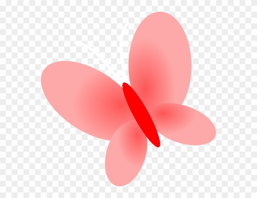 Butterfly Clipart Light Pink - Animated Butterfly Png Pink Transparent Png