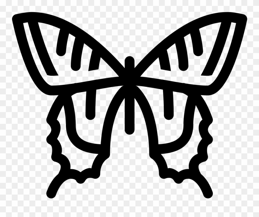 Tiger Butterfly Icon - Icon Clipart