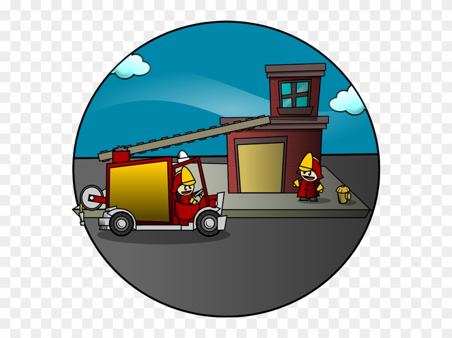 Firefighter Clipart Action Clipart - Clip Art - Png Download
