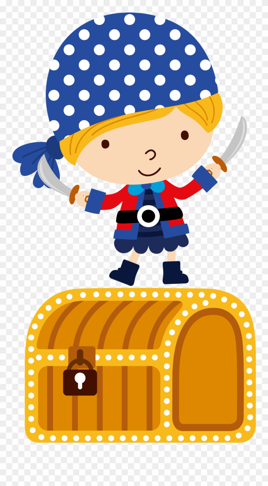 Simbolos Pirata Niños Clipart