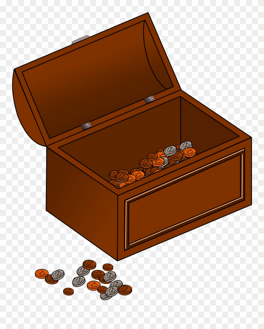 Clipart Treasure Chest - Treasure - Png Download
