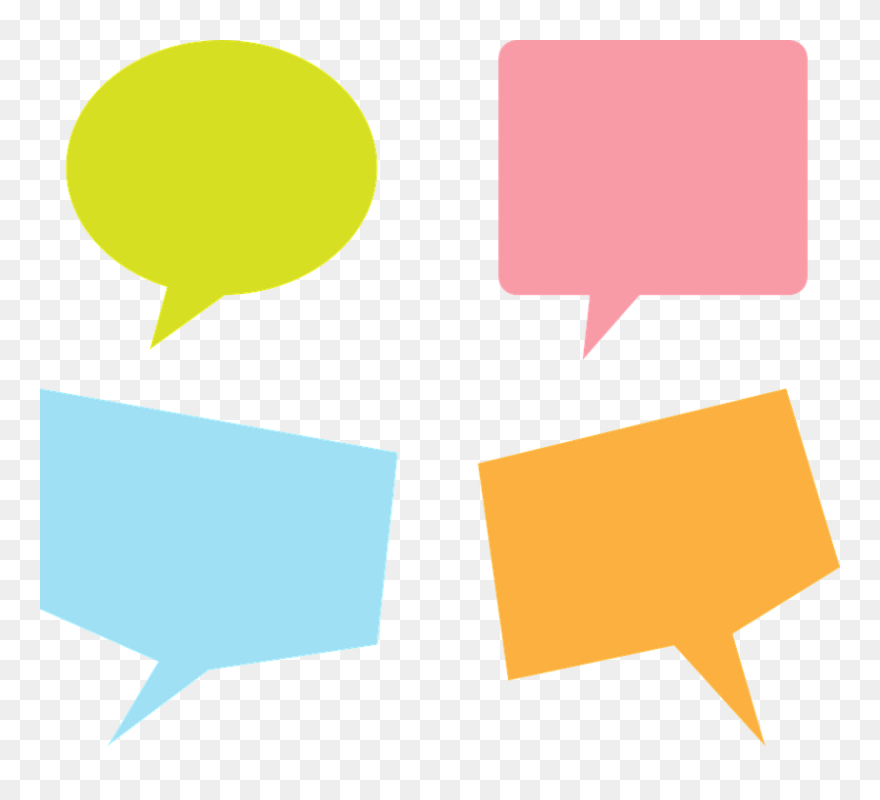 Feature Speech Bubble Templates - Burbujas De Comunicacion Clipart
