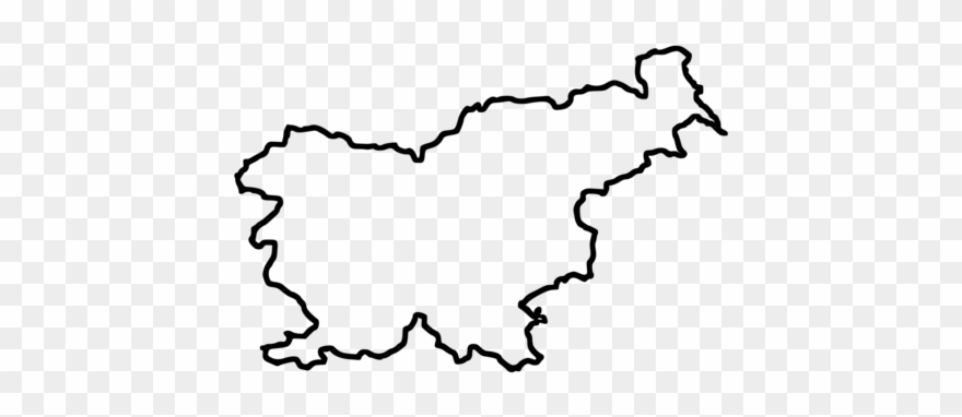 Slovenia Blank Map Vector Map World Map - Blank Map Of Slovenia Clipart