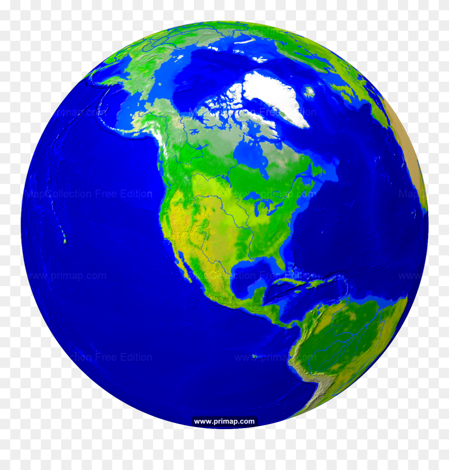 Clip Art Black And White Download Map Usa Centered - World Map Globe Logo - Png Download