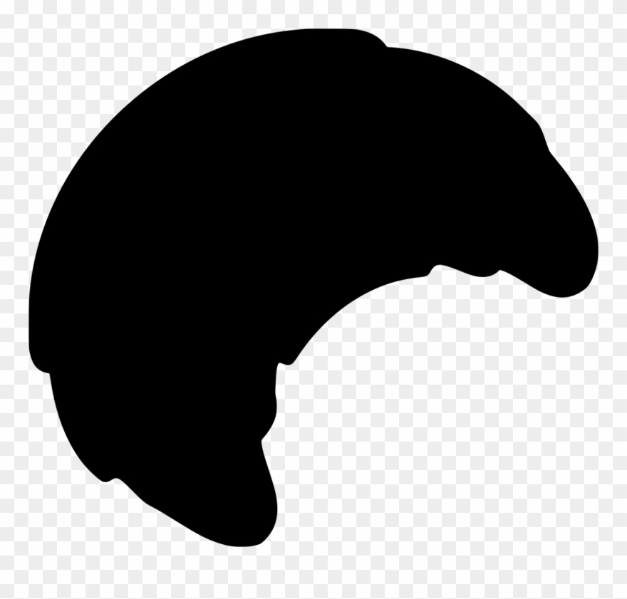 Download Png - Blue Croissant Clipart