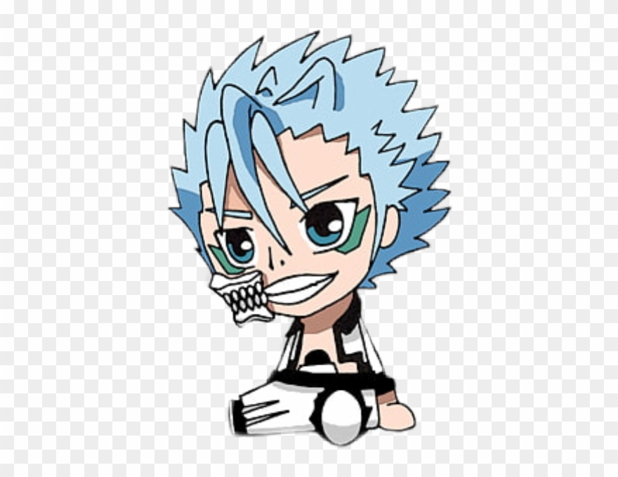 Bleach Sticker - Grimmjow Cartoon Clipart