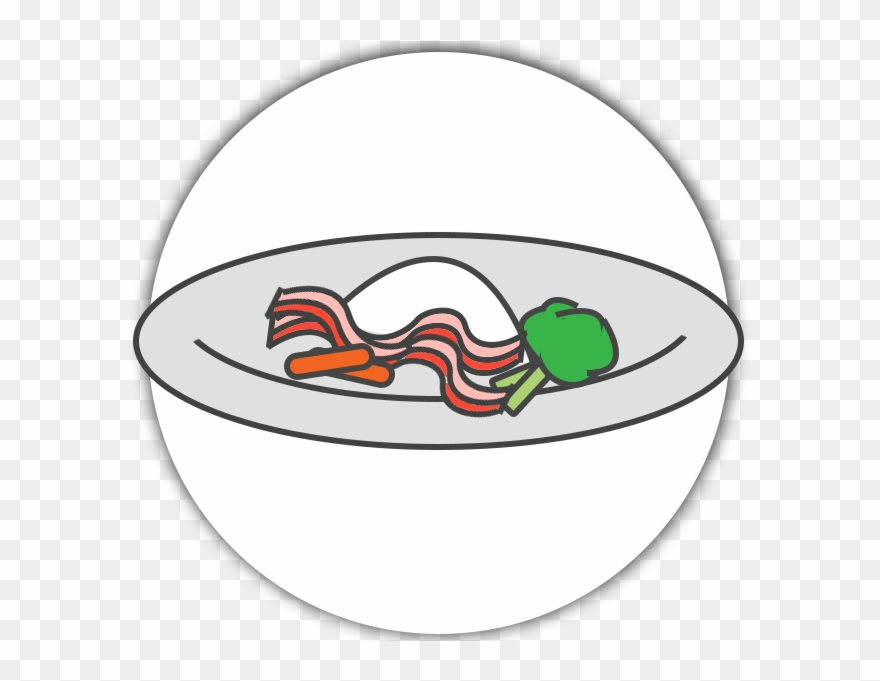 Green Ladle Dish - Seafood Clipart