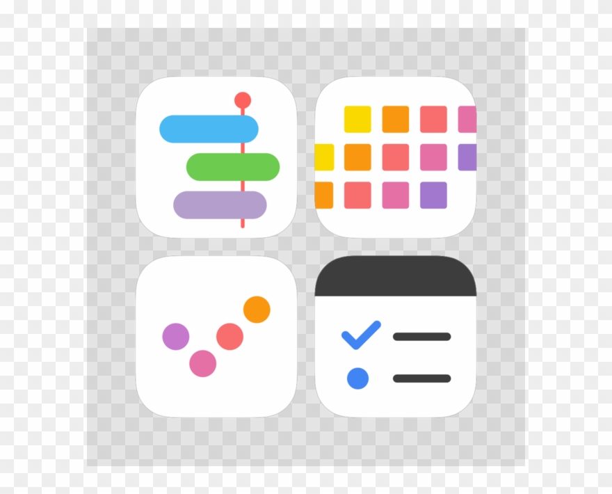 4 Productivity Apps By Picup Inc Clipart