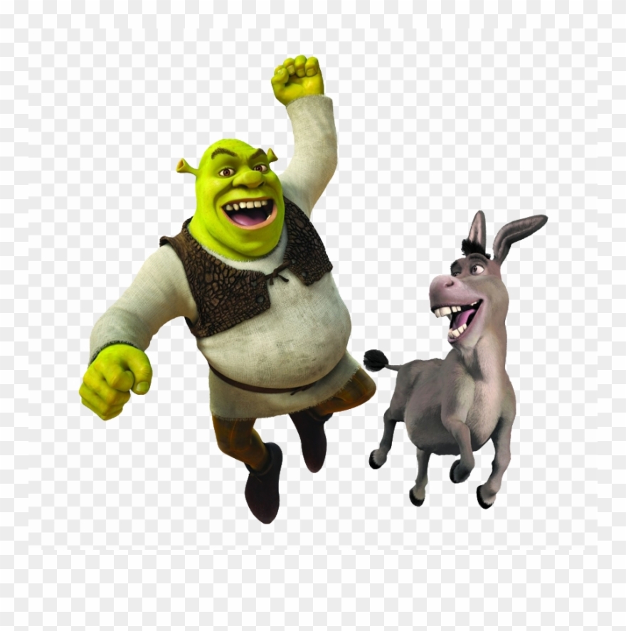 Christmas Movie Quote Shrek Christmas Svg Files For - Shrek And Donkey Png Clipart