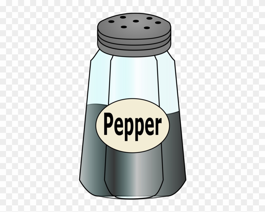 Seasoning Salt & Pepper Shakers Cooking Spice - Salt Shaker Clipart - Png Download