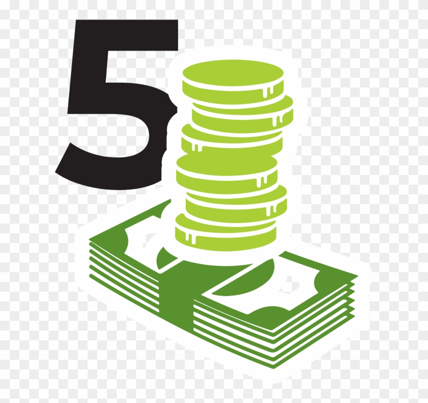 5 - Money Clip Art Free - Png Download