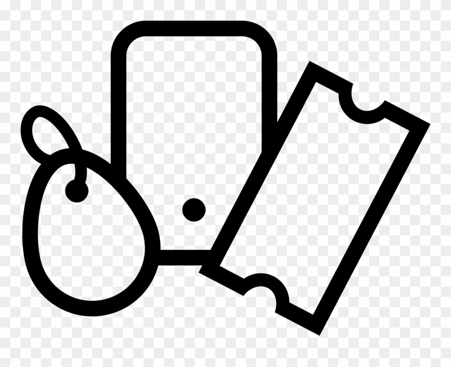 Tokens A New Way To Pay - Line Art Clipart