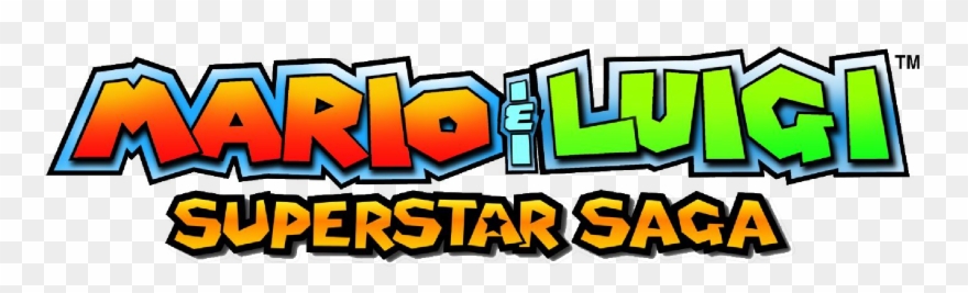 Mario And Luigi Superstar Saga Logo - Mario And Luigi Name Clipart
