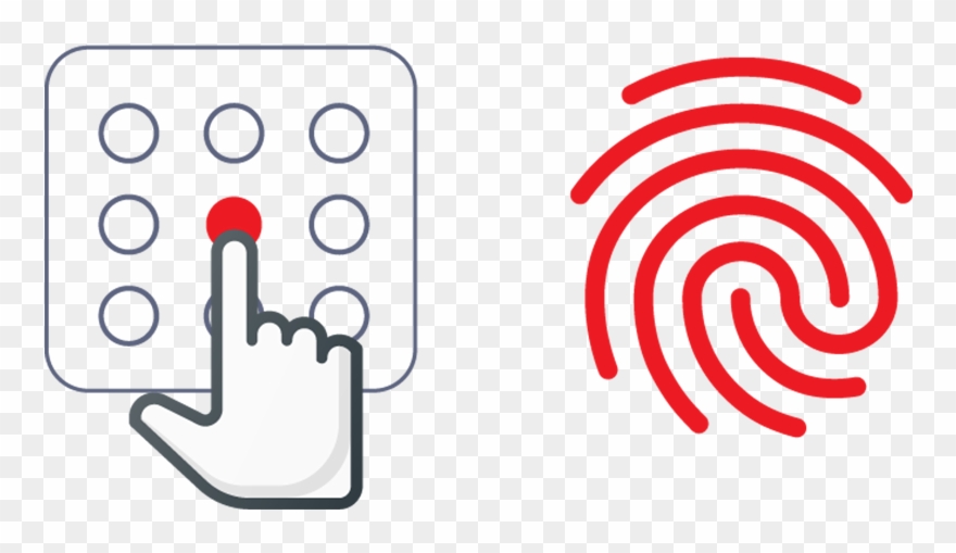 Pay With Total Peace Of Mind - Free Fingerprint Icon Png Clipart