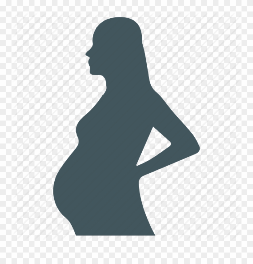 Cropped Symptome Fem - Pregnancy Care Icon Clipart