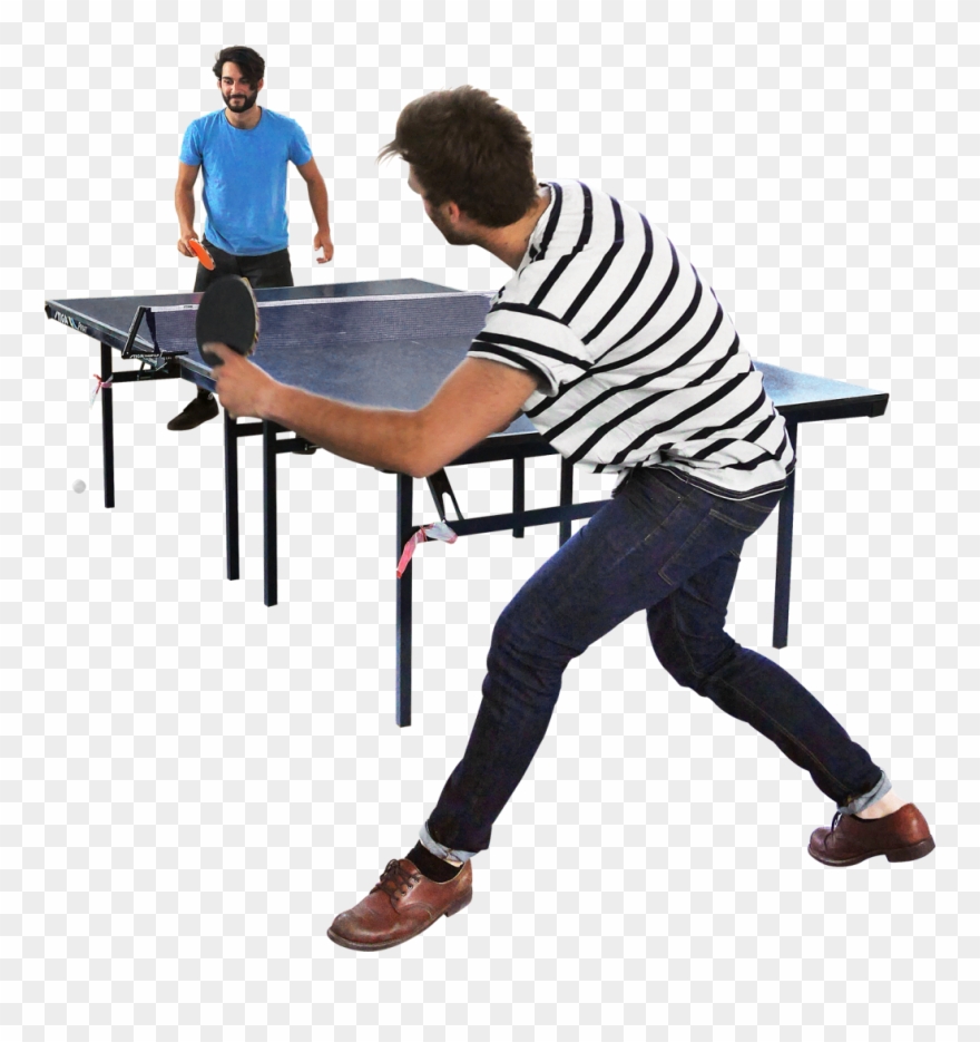 People Table Png - People Playing Table Tennis Clipart