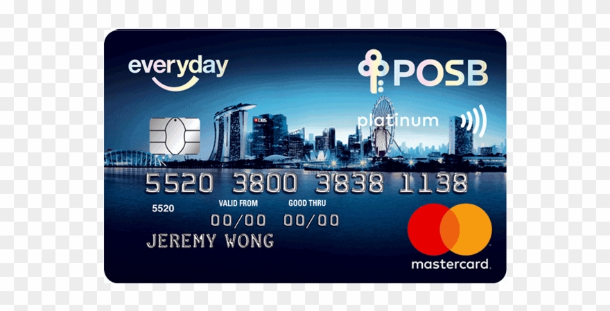 Atm Card Png Transparent Images - Posb Credit Card Clipart