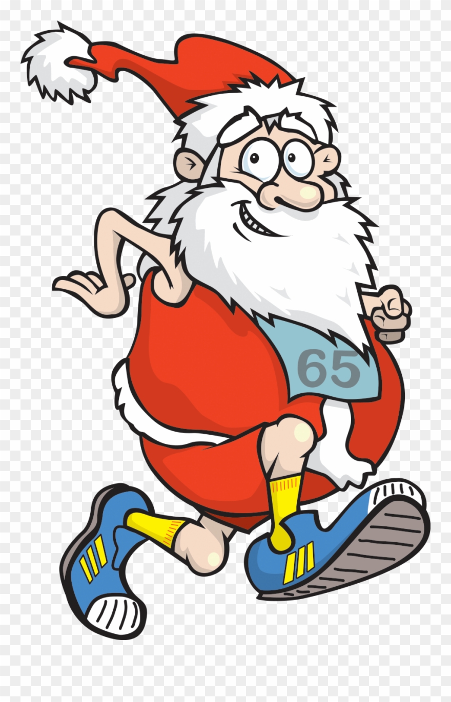 Santa - Great Nz Santa Run Clipart