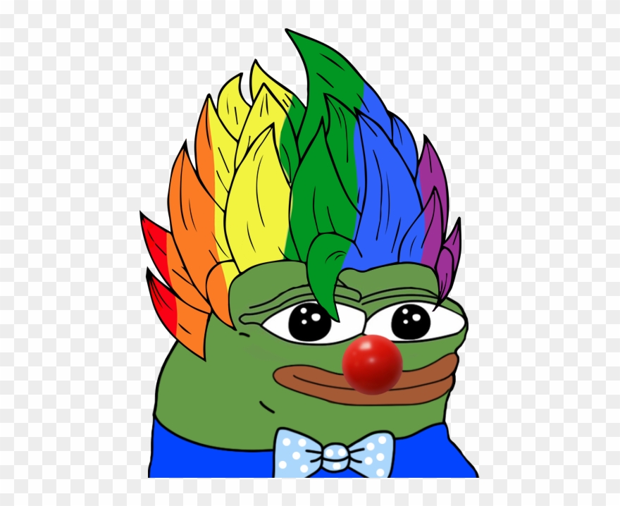 Post - Clown Pepe Clipart