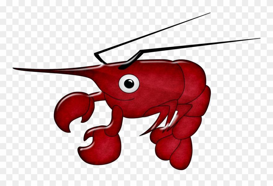 Clip Art Shrimp Cartoon Sticker Transprent Png - American Lobster Transparent Png