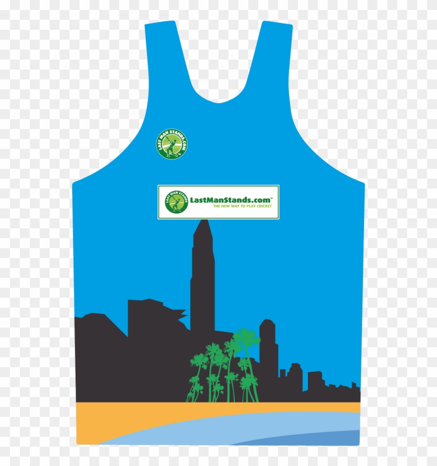 Gold Coast Skyline Singlet Clipart