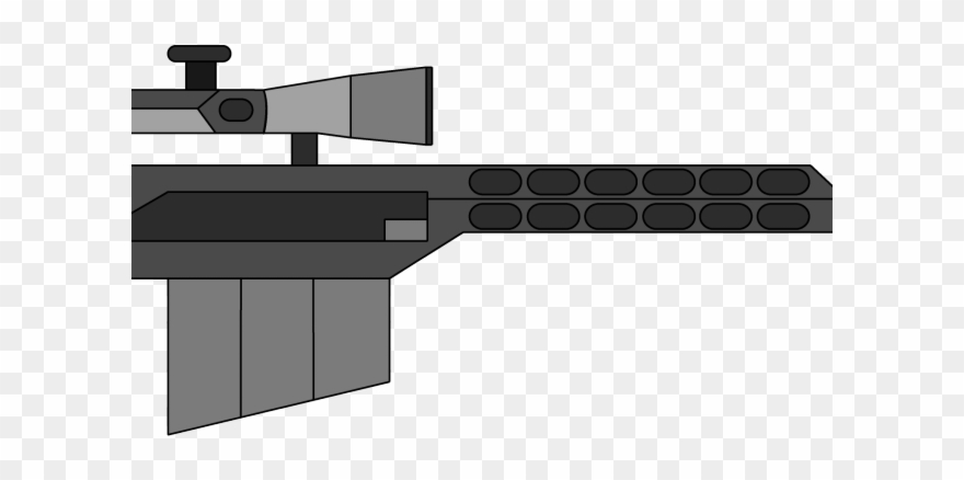 Sniper Clipart Vector - Sniper Rifle - Png Download