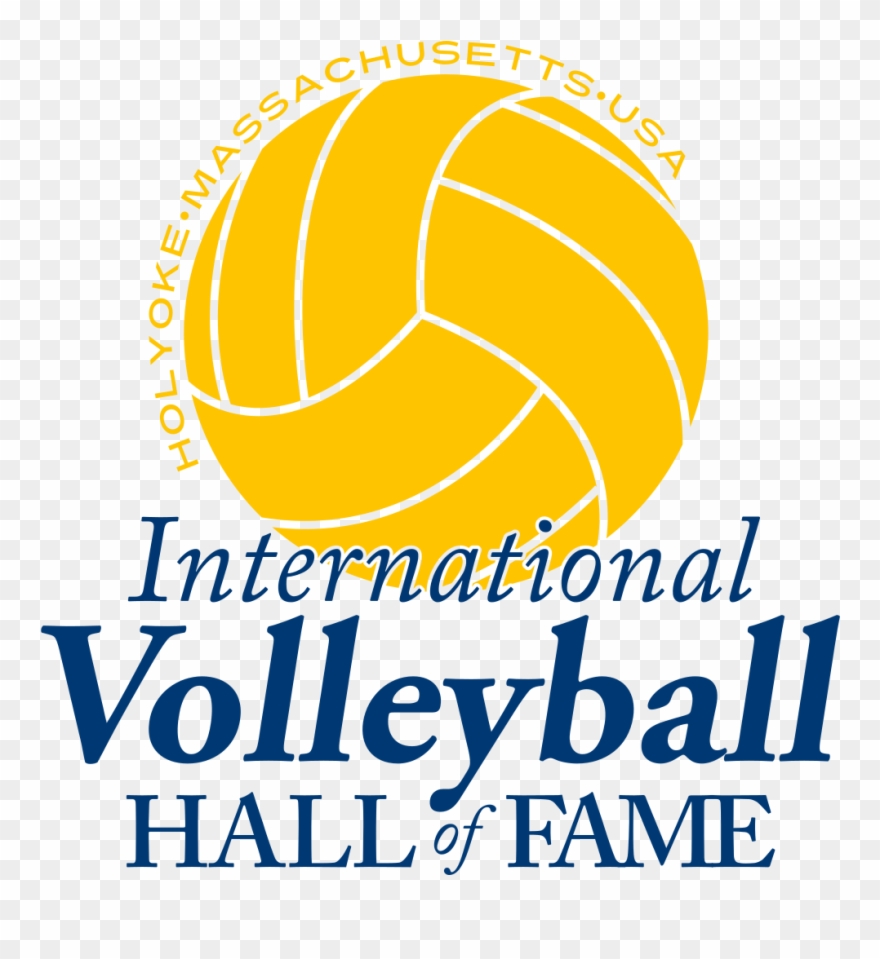 Design Volleyball Transparent Clipart Free Download - Volleyball Hall Of Fame - Png Download