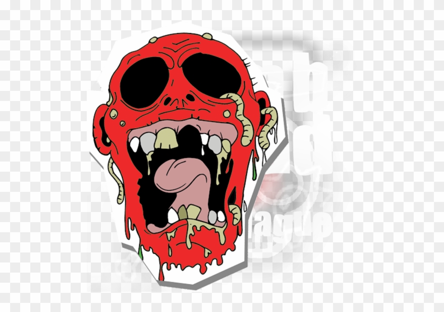 Zom B Cloud Red Plague - Cartoon Clipart