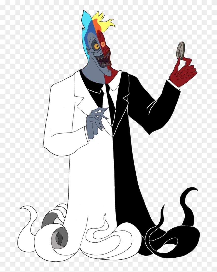 As Two Face - Hades Cartoon Clipart