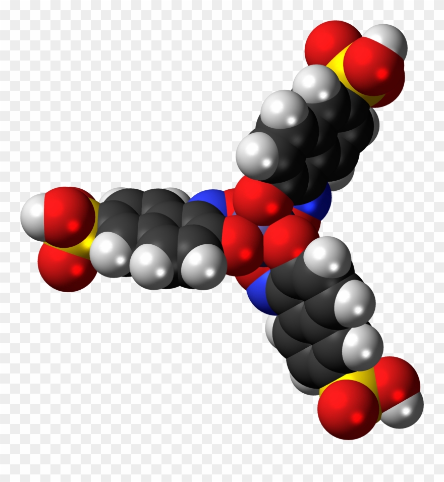 Naphthol Green Y 3d Spacefill - Illustration Clipart