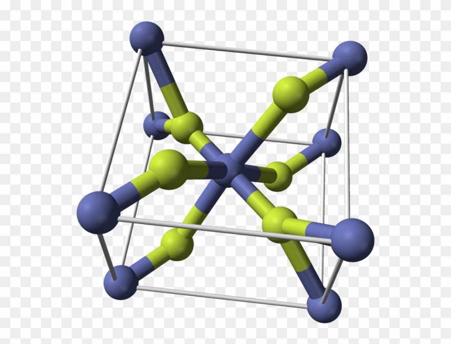 Cobalt Fluoride - Cobalt Crystal Unit Cell Clipart