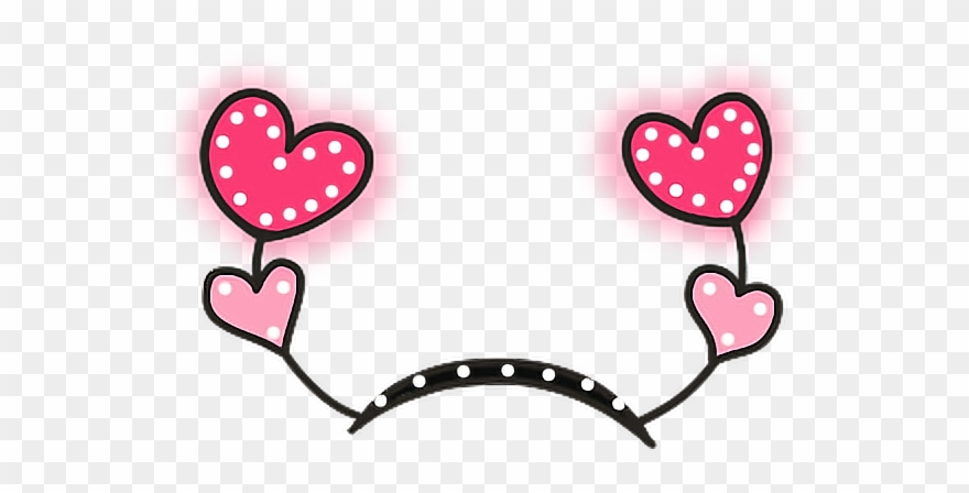 #heart #headband #headwear #valentinesday #ftestickers - Valentines Day Headband Png Clipart