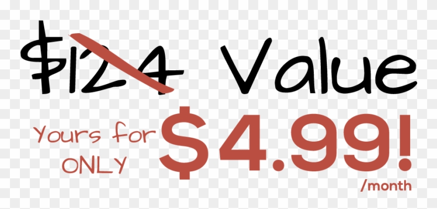 That's Only $123 - Calligraphy Clipart