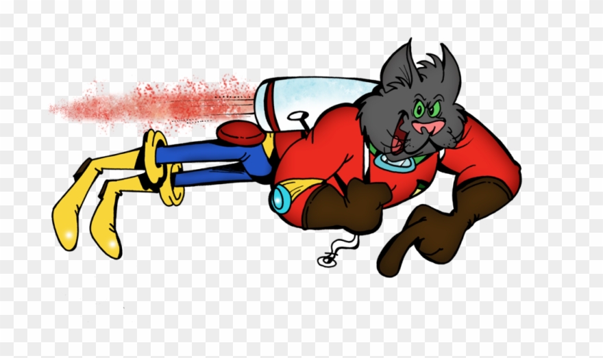 Ac Rocket-pack By Granitoons - Cartoon Clipart