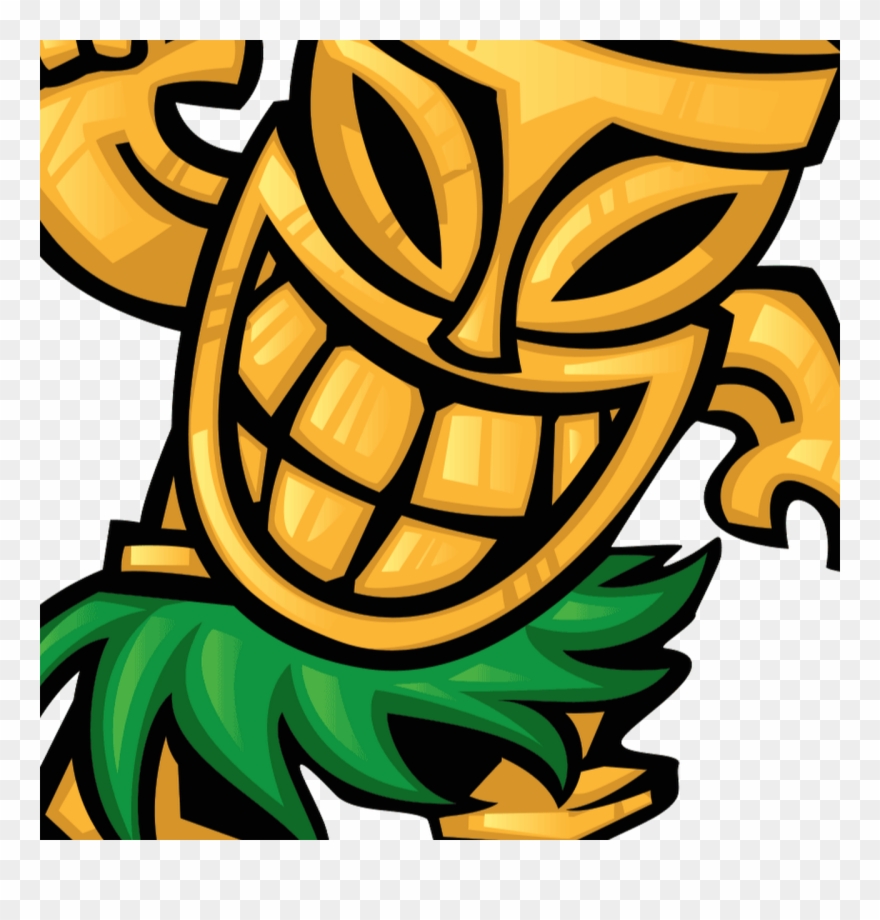 4th Annual Tiki Bar Luau Clipart