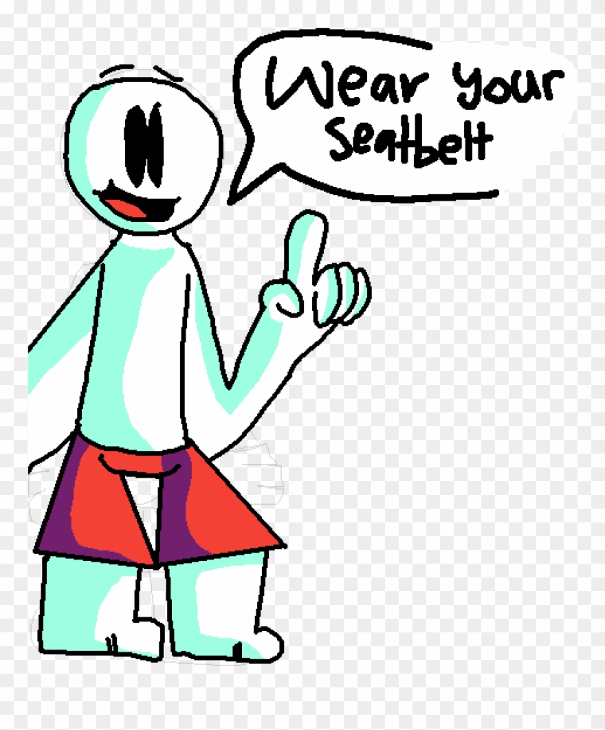 Seatbelts - Cartoon Clipart