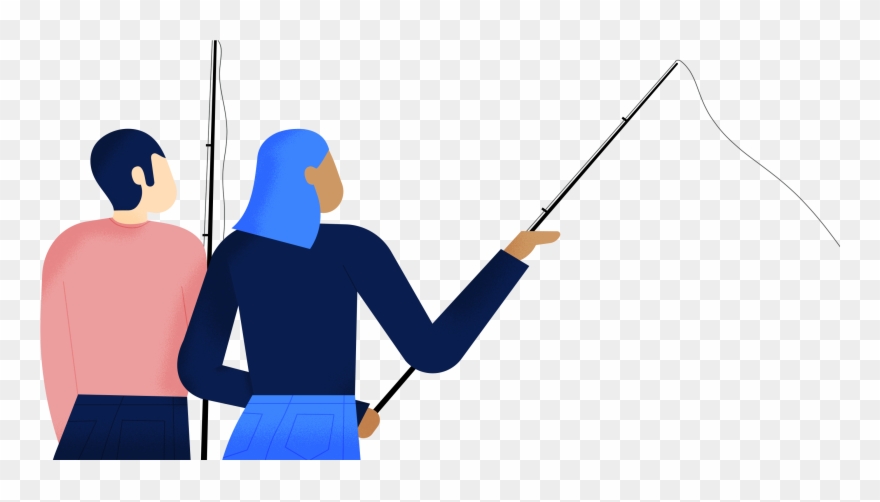 Tough Sales Training - Cast A Fishing Line Clipart