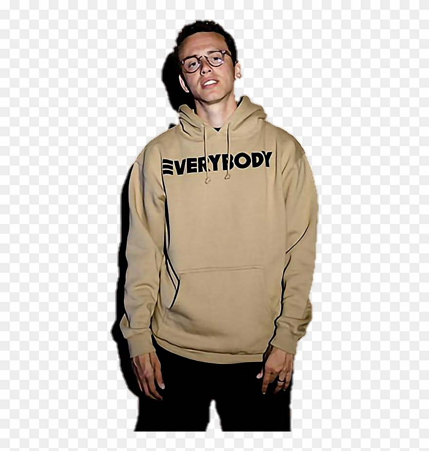 Logic Rapper Png - Logic Wearing Tan Everybody Hoodie Clipart