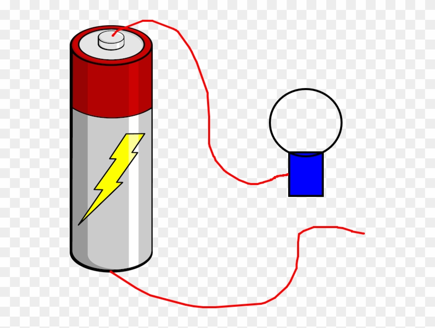 Battery - Open Circuit - Letter S Coloring Page Clipart