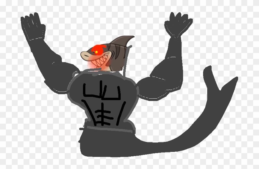 Brown Shark - Brown Shark - Cartoon Clipart