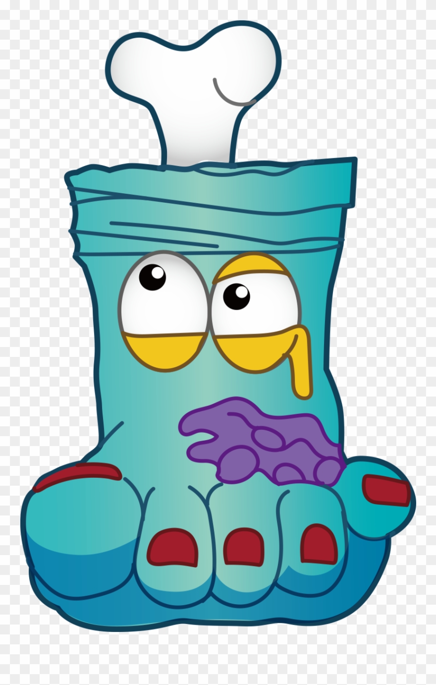 Stink Foot - Illustration Clipart